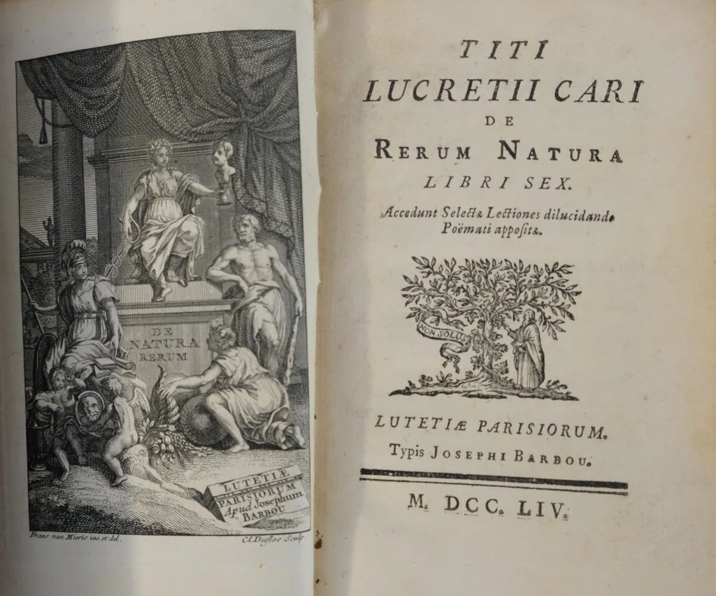 Лукреций. De rerum natura. 1754