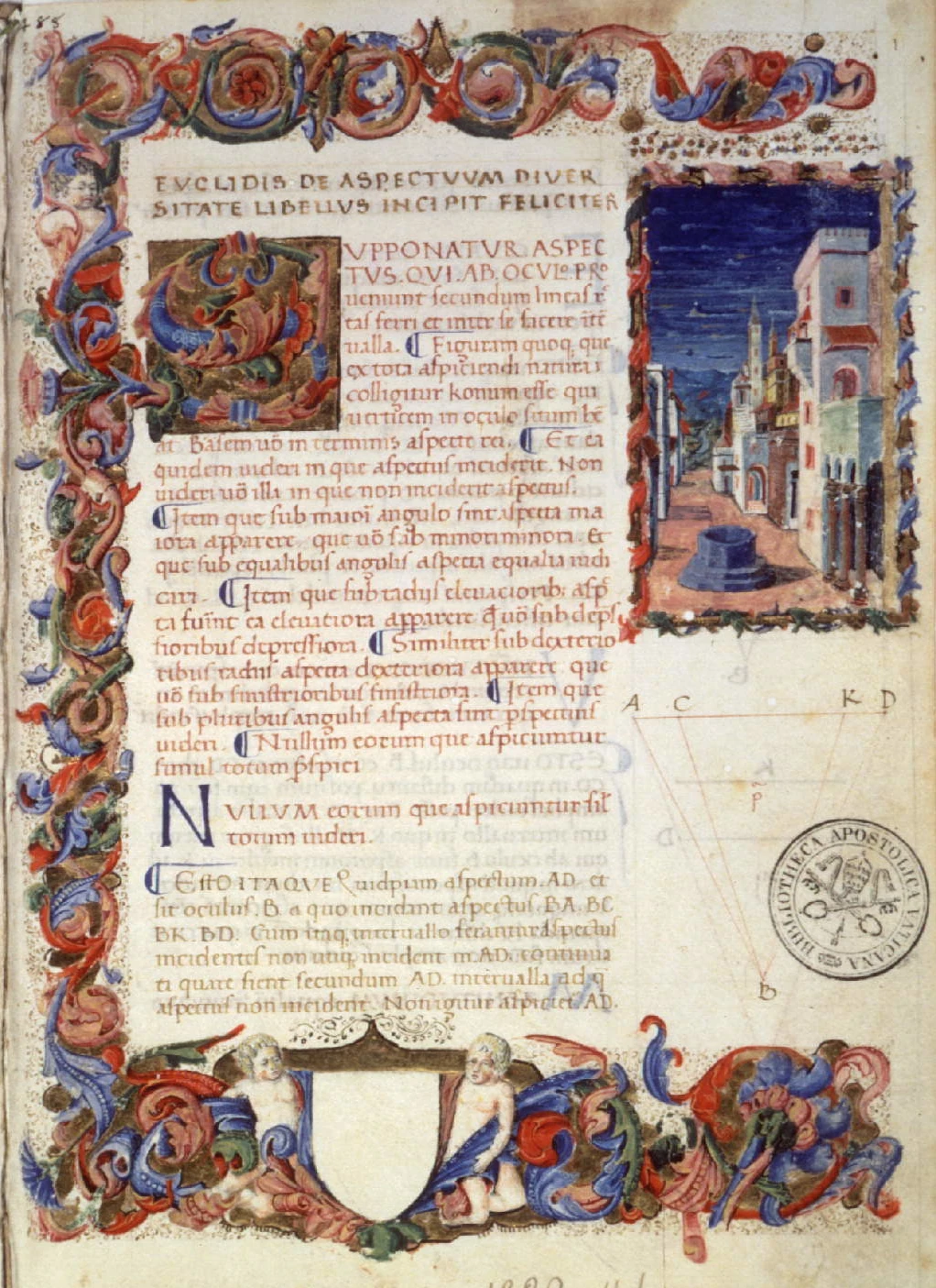 Евклид. Оптика. 1458