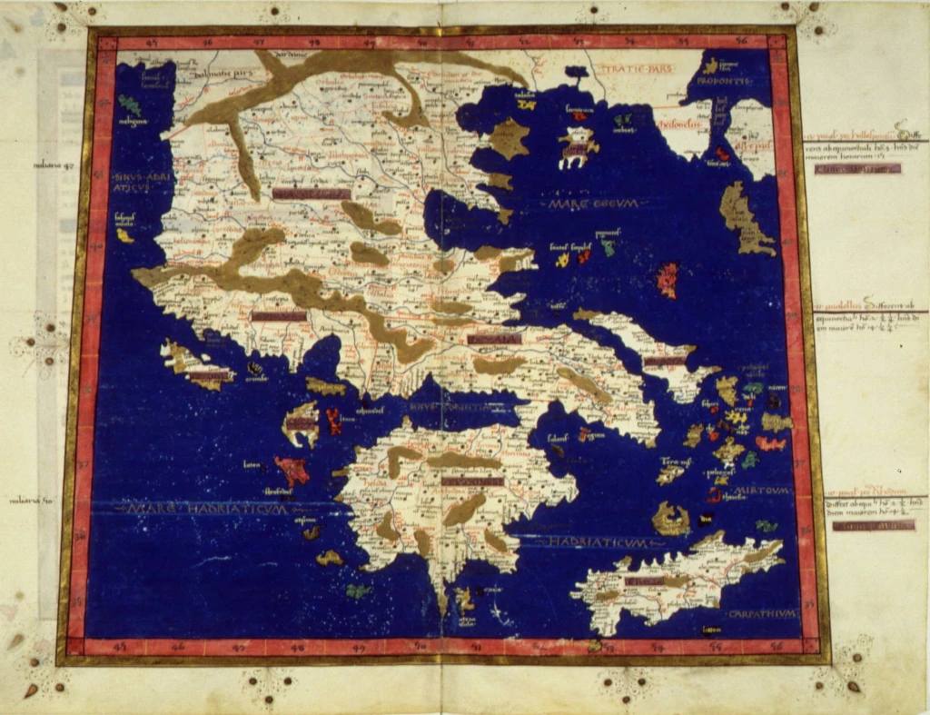 Библия Борсо д’Эсте. География. 1470