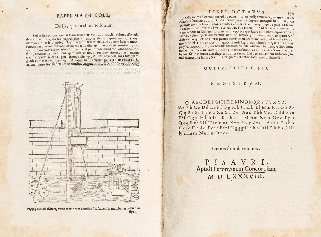 Папп. Математический сборник. 1589