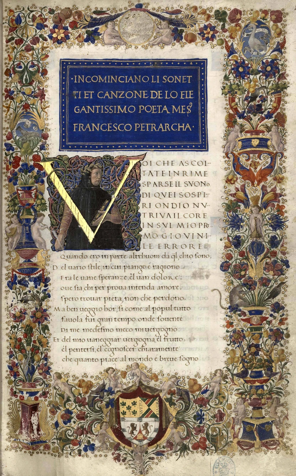 Франческо Петрарка. «Канцоньере. 1374