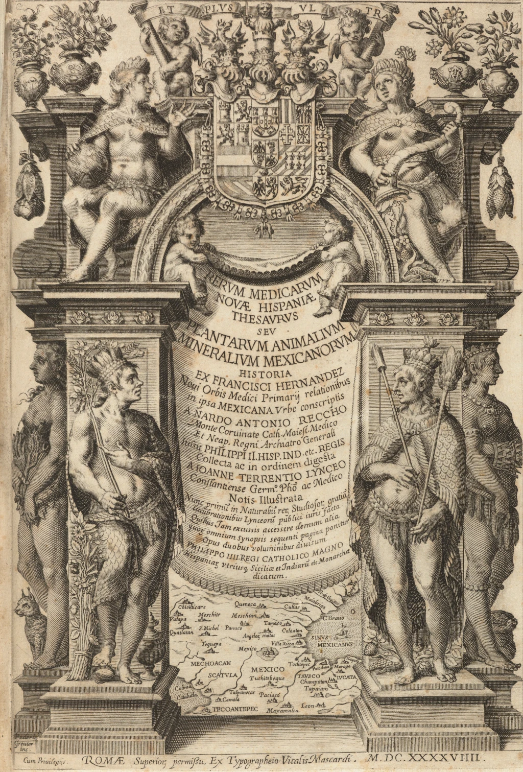 Франческо Rerum Medicarum Novae Hispaniae Thesaurus. 1651
