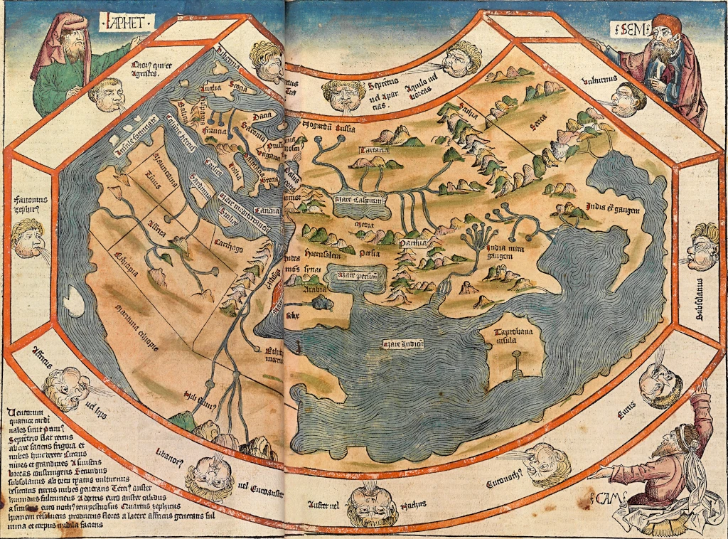 Хартман Шедель. Liber Chronicarum. Карта Рима. 1493