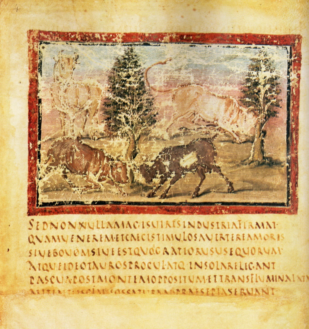 Вергилий. Vergilius Vaticanus. Ⅳ век