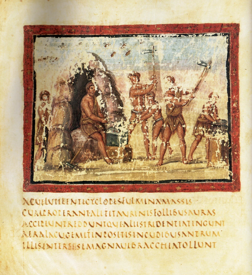 Вергилий. Vergilius Vaticanus. Ⅳ век