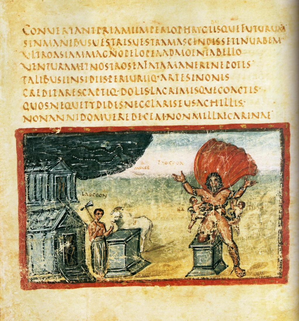 Вергилий. Vergilius Vaticanus. Ⅳ век