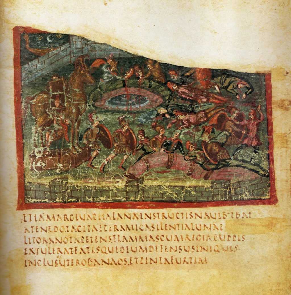 Вергилий. Vergilius Vaticanus. Ⅳ век