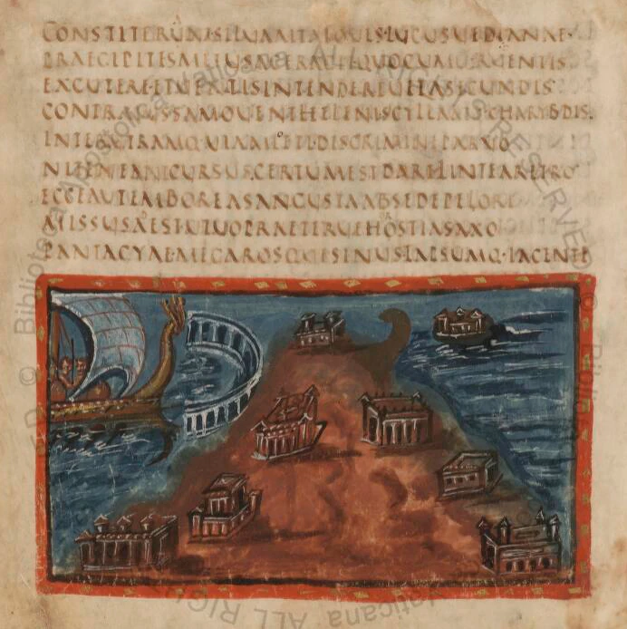 Вергилий. Vergilius Vaticanus. Ⅳ век