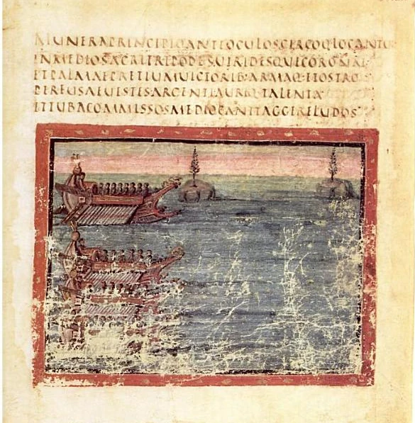 Вергилий. Vergilius Vaticanus. Ⅳ век