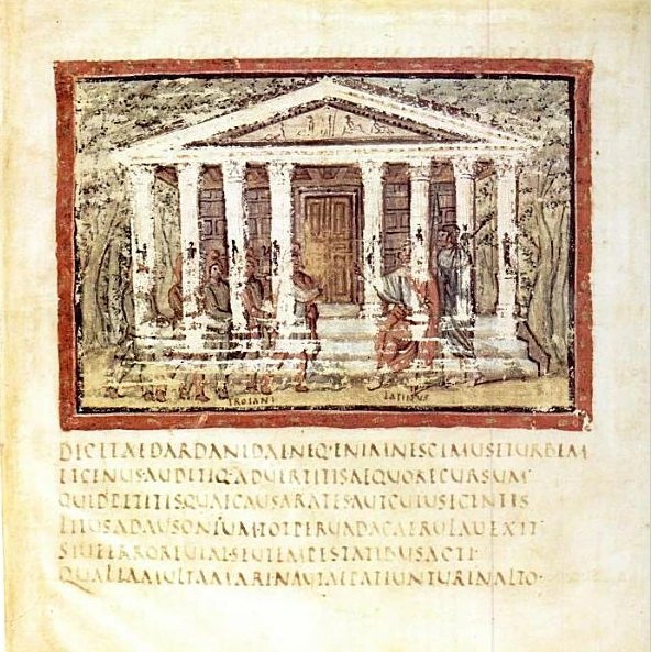 Вергилий. Vergilius Vaticanus. Ⅳ век