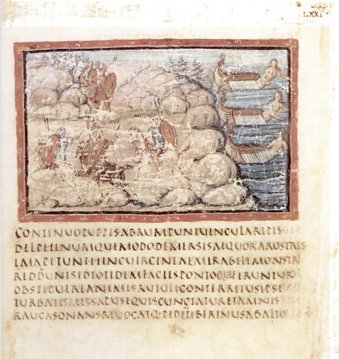 Вергилий. Vergilius Vaticanus. Ⅳ век