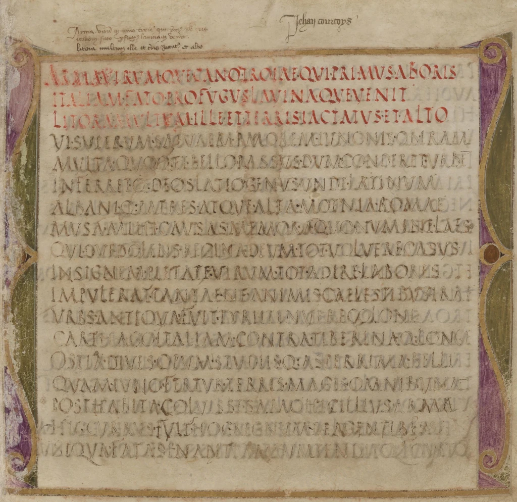 Вергилий. Vergilius Romanus. Ⅴ век