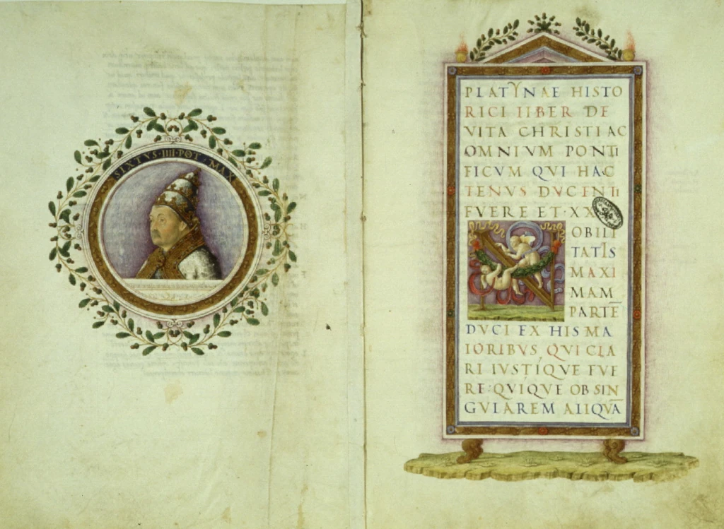 Бартоломео Платина. Lives of the Popes. 1474
