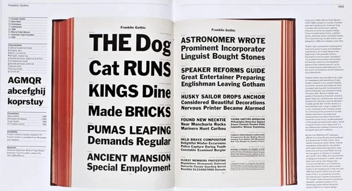 Страница книги The Visual History of Type