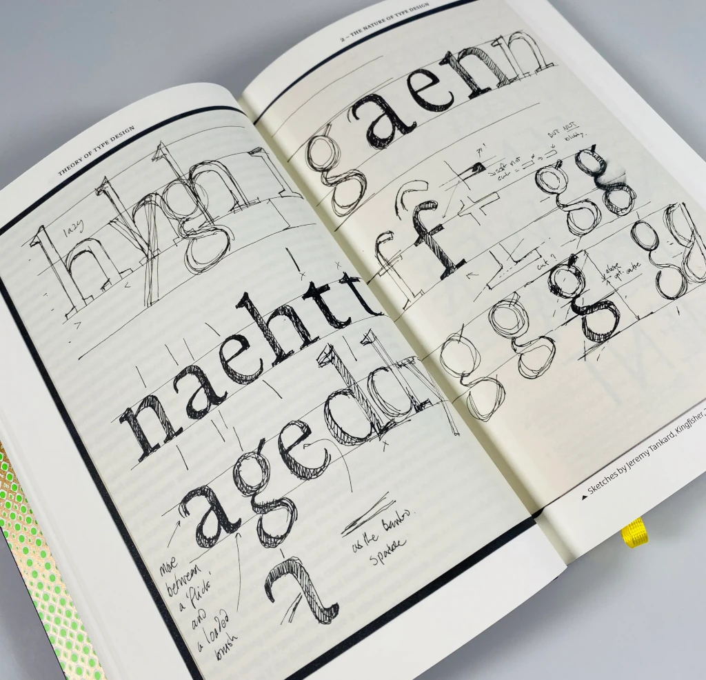 Страница книги Theory of Type Design