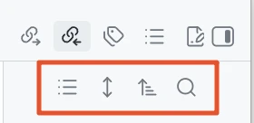 Дополнительная панель контекста