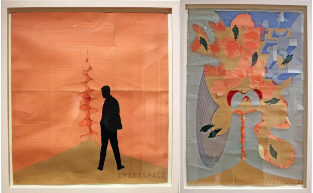 Сюзанна Уссинг. Cyberspace. Коллажи. 1968