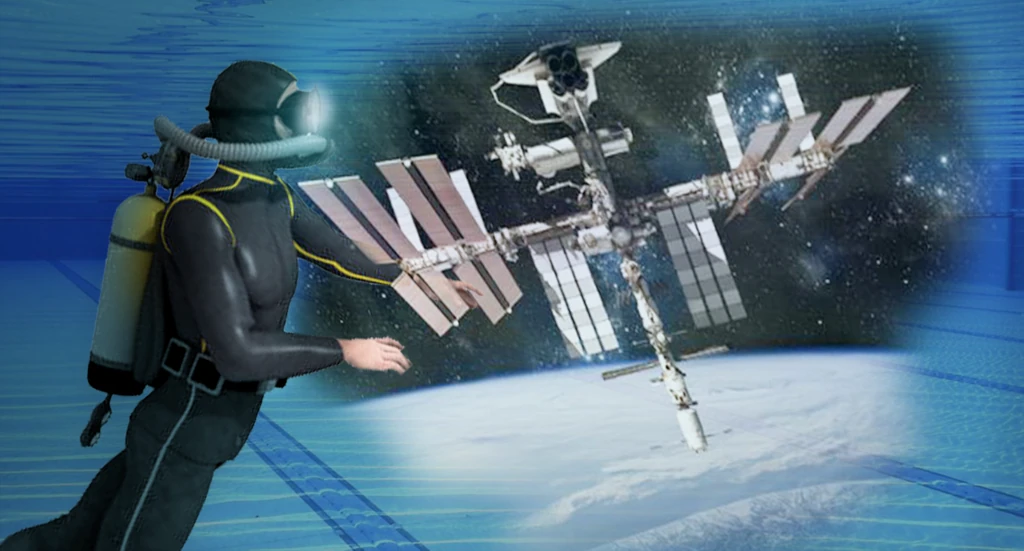 Расширенная реальность подводной подготовки астронавтов