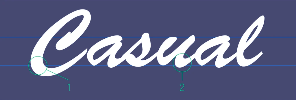 Повседневный рукописный шрифт