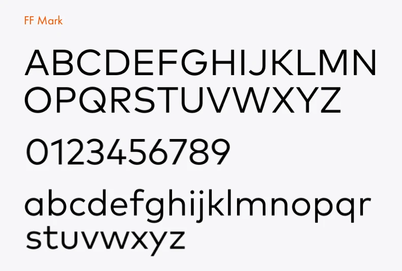 Шрифт FFMark