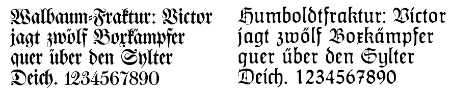 Готическая фрактура