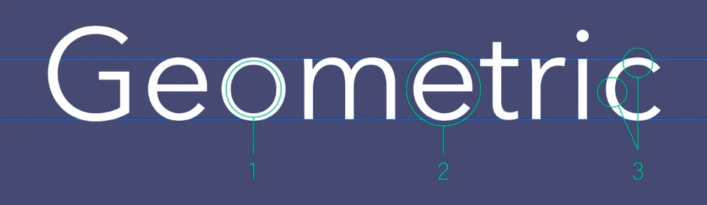 Геометрический шрифт