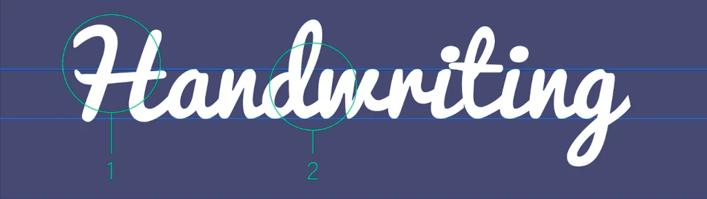 Современный рукописный шрифт